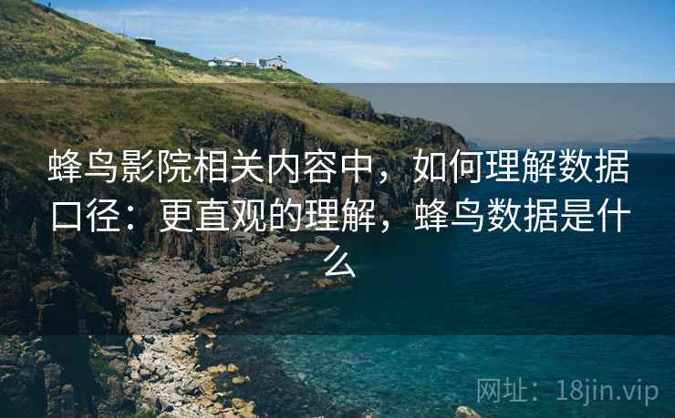 蜂鸟影院相关内容中，如何理解数据口径：更直观的理解，蜂鸟数据是什么