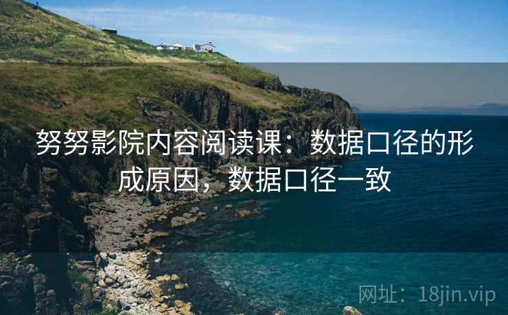 努努影院内容阅读课：数据口径的形成原因，数据口径一致