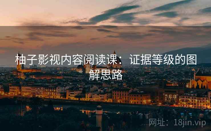 柚子影视内容阅读课：证据等级的图解思路